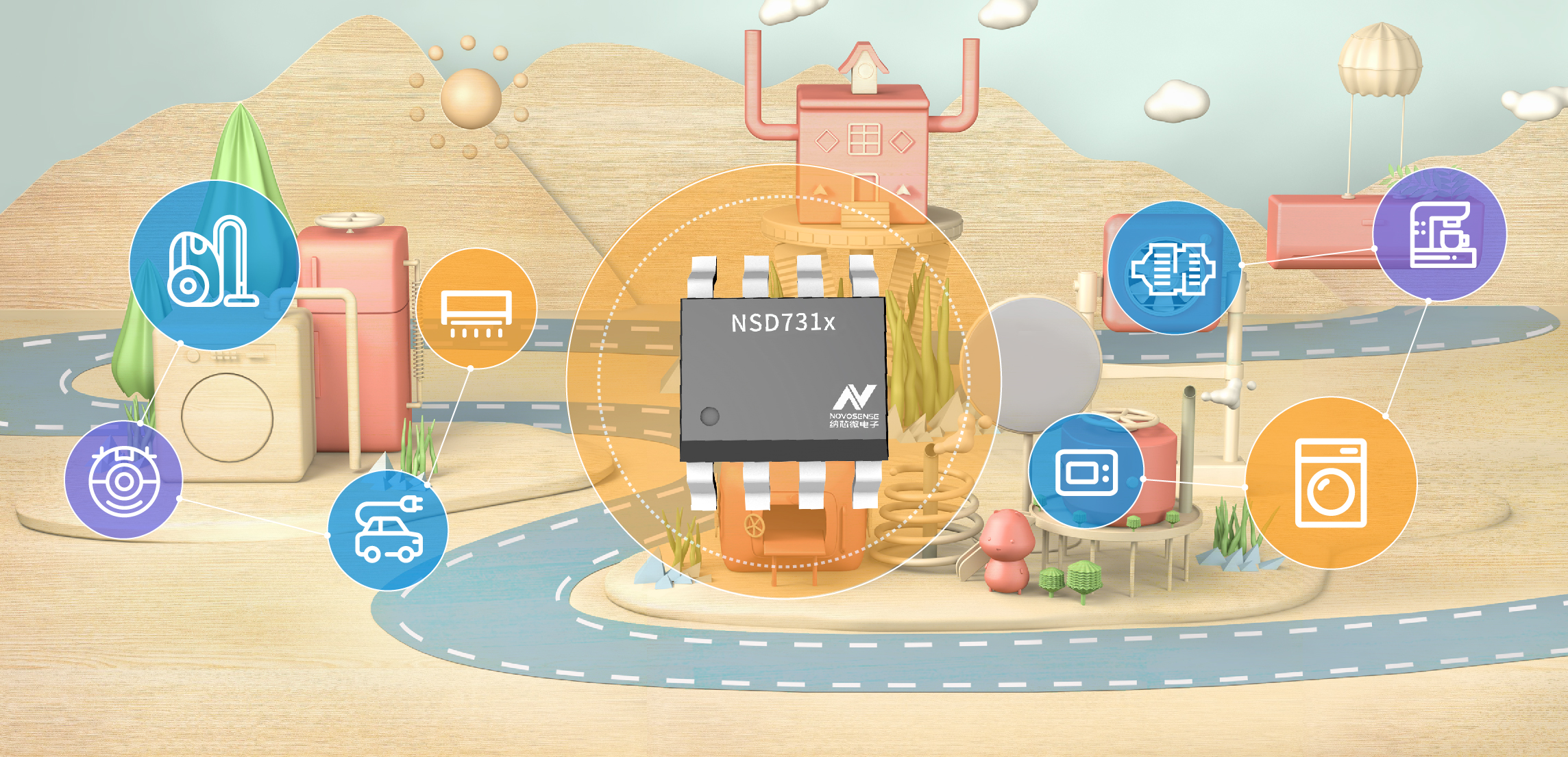 不朽情缘官方网站直流有刷电机驱动NSD731x系列发布多款新品，任君挑。