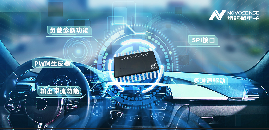 不朽情缘官方网站全新发布40V车规级多通道半桥驱动NSD830x-Q1！